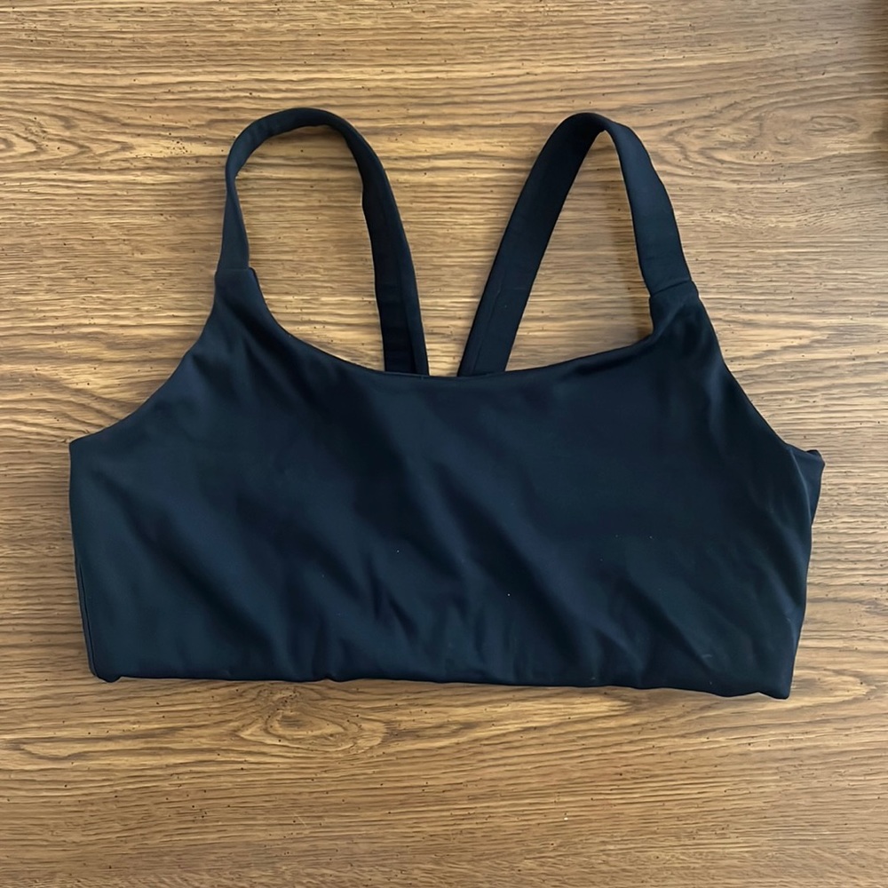 Girlfriend Collective Black Lou Bra - Size Small - gently used / like new